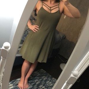 Olive Green Dress